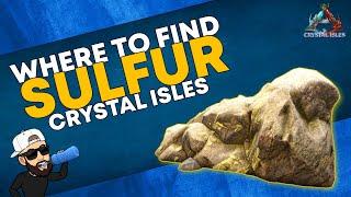 Ark Crystal Isles | 4 Locations to Find Sulfur | How to Get Sulfur | Resource Guide