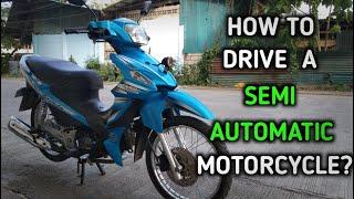HOW TO DRIVE A  SEMI-AUTOMATIC MOTORCYCLE | AJDIAMON
