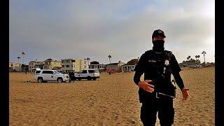 Metal Detecting Beach   Police explain Unbelievable Find  Treasure Hunting Minelab Equinox