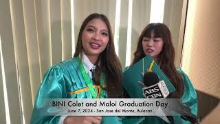 FULL VIDEO: BINI Colet and Maloi Graduation Rites + Karera dance