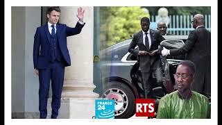 Un Macron complexé devant le président Bassirou Diomay Faye selon France 24