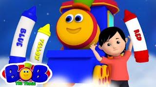 蜡笔颜色歌 | 动画卡通 | Bob The Train China | 儿童教育视频 | 幼儿视频 | 学前班