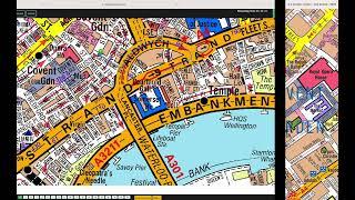 Catherine St, WC2 To Belvedere  Road,SE1 To ||TfL Topographical Map training || @idealpcolicence.com