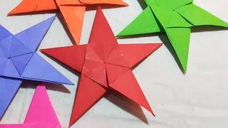 Origami |craft paper beautiful star | VINEESH VIEW | Tutorial 