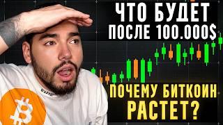  Что будет после 100,000$ и почему Биткоин растет?