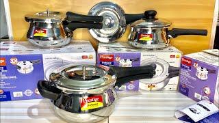 Prestige handi pressure cooker | steel deluxe alpha cooker | prestige steel handi cooker outer lid
