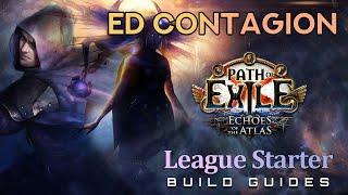 The BEST STARTER BUILD, once again! - Essence Drain Contagion Trickster Leaguestarter [PoE 3.13]