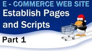 1. E - Commerce Website PHP Tutorial - Setting Up the Pages, Layout, and Templates