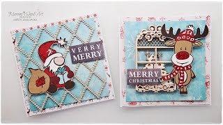 Less is More? Cute and Easy Christmas Cards  Maremi's Small Art 