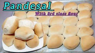 PANDESAL WITH 3RD CLASS FLOUR USING DOUGH ROLLER(2024)PAANO GUMAWA NG PADESAL?PANDESAL EASY RECIPE,