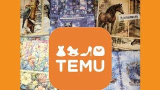 Large Temu Haul Journaling and Craft Supplies