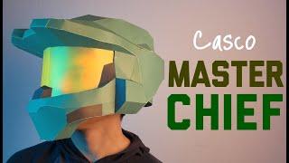 Como hacer el Casco de Master Chief - Casco de HALO de Cartulina
