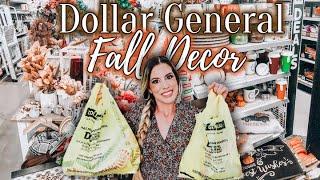 DOLLAR GENERAL FALL 2022| SHOP WITH ME AND HAUL| FALL DECORATING IDEAS