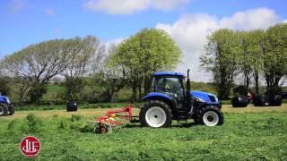 Tedders in action at the JE Lawrence & Son ltd grassland demo day