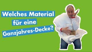 Ganzjahres-Bettdecke: Welche Materialien sind sinvoll?