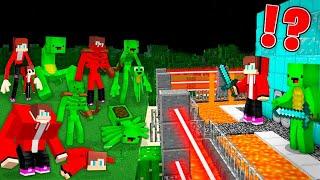 ALL JJ and Mikey MUTANTS vs Security House in Minecraft Challenge Maizen JJ and Mikey