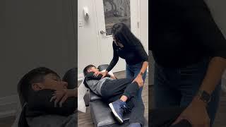Satisfying lil cracks!! #youtubeshorts #asmr #chiropractic #adjustments #canada #india #trending