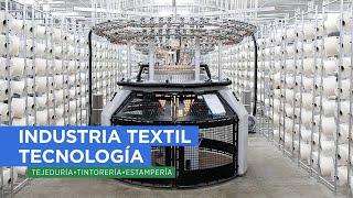 Industria Textil. Fabrica de tejido de punto AMESUD. Tecnología Mayer & Cie. Thies. Groz-Beckert. P1