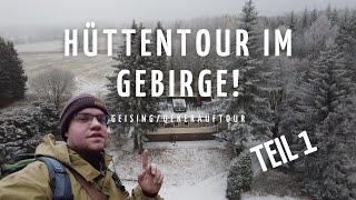 Erzgebirge - Winterwanderung mit anschließender Hüttenübernachtung!  TEIL1 #wandern