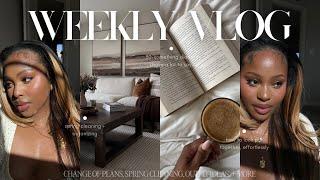 WEEKLY VLOG  how to always look put together.. no effort, change of plans, spring cleaning, + more!