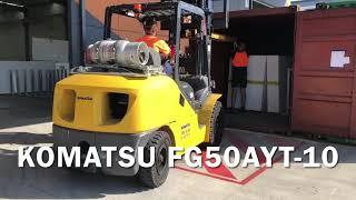 Handling stone and marble slabs - Komatsu Forklifts