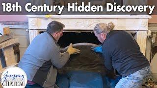 Uncovering a Hidden 18th Century Treasure!!  Chateau Fireplace Restoration