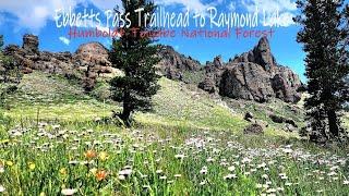 |4K| Hiking Ebbetts Pass Trailhead to Raymond Lake| PCT| July 20, 2024 #PCT #EbbettsPass