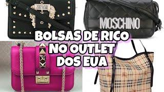 BOLSAS REALMENTE DE GRIFE NO OUTLET DOS EUA