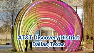 Visiting The AT&T Discovery District in Dallas ||Downtown Dallas ||AT&T Discovery District ||