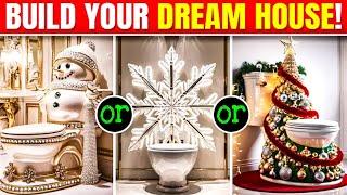 Would You Rather  Build Your Fantasy Christmas Edition || Christmas Quiz || thanksgiving quiz