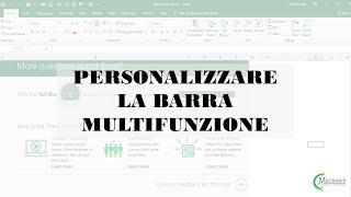 Come personalizzare la Barra Multifunzione in Excel #6/6 - LapaConsult|Macraris