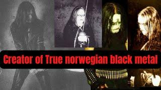 The Untold Story of the Founder of Norwegian Black Metal, Euronymous