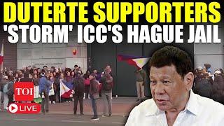 Duterte ICC Arrest LIVE | Chaos Outside Hague Jail As Ex-Philippines President Arrives