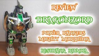Review DRAGONZORD 1993 Power Rangers MIGHTY MORPHING Bandai GreenRanger Tommy Dinomegazord español