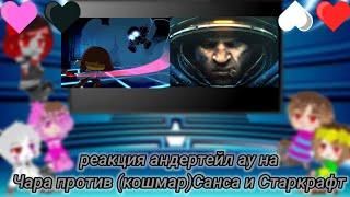 реакция андертейл ау на чара против кошмарного Санса + бонус