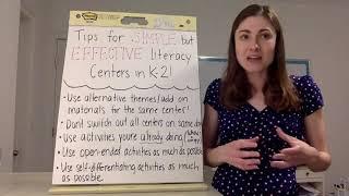 Tips for keeping your literacy centers / Daily 5 activities simple - yet effective!