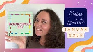 Bookopoly #17 meine Leseliste für den Januar 2025, Himbeere liest