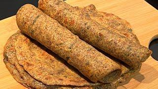 QUINOA FLATBREAD! The Best Gluten Free, Yeast Free Diet Bread  - HEALTHY AND VEGAN -