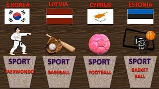 National Sports Of Countries | All Countries And their National Games | Hockey | Football | Baseball