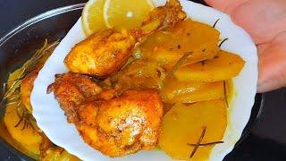 2 Recettes‼️Poulet aux Pommes de Terre Facile Rapide Cuisine Marocaine | Chicken And Potatoes Recipe