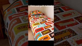 bedsheet making /old clothes reuse idea /patchwork quilte #quilte #shorts