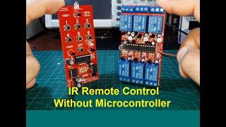 How to make IR Remote control without microcontroller with 6 Channels