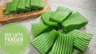 CARA MEMBUAT KUE LAPIS PANDAN TEPUNG BERAS