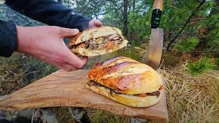 This Steak Sandwich will be Your Favorite | Relaxing Cooking in Nature ASMR