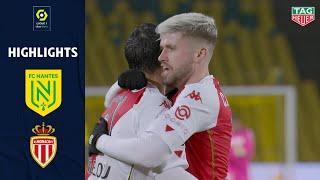 FC NANTES - AS MONACO (1 - 2) - Highlights - (FCN - ASM) / 2020-2021