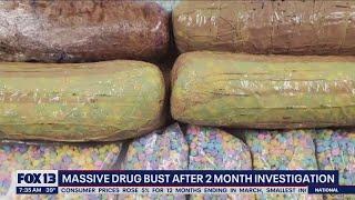 Massive drug bust after 2 month investigation