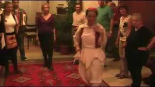 Albanian dancing and lesson in Gjirokastra