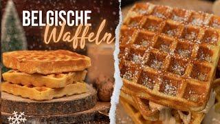 Die besten belgischen Waffeln aus ganz einfachen Zutaten - schnell & super lecker 