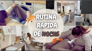 RUTINA  DE LIMPIEZA RÁPIDA POR LA NOCHE