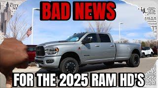 This Is BAD NEWS For The 2025 Redesigned RAM HD's